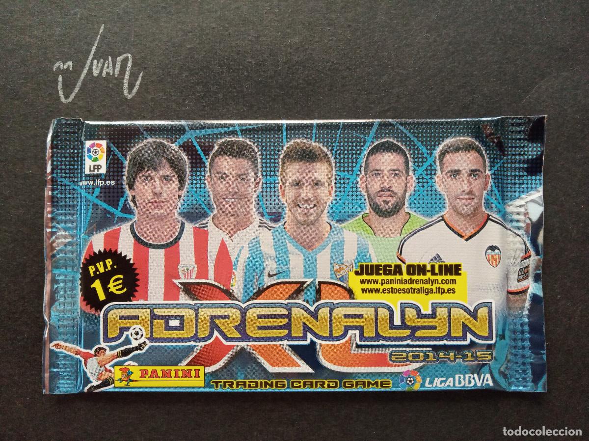 Figurine di Calcio: SOBRE SIN ABRIR ADRENALYN VERSION 2 ⚽ PANINI &reg; 2014 2015 LIGA 14 15 CRISTIANO RONALDO MADRID MESSI ?