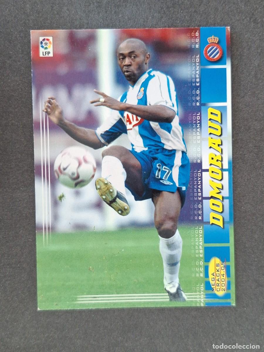 Cromos de f&uacute;tbol: L3 DOMORAUD R. C. D. ESPA&Ntilde;OL 111 PANINI MEGACRACKS 2004 2005 04 05