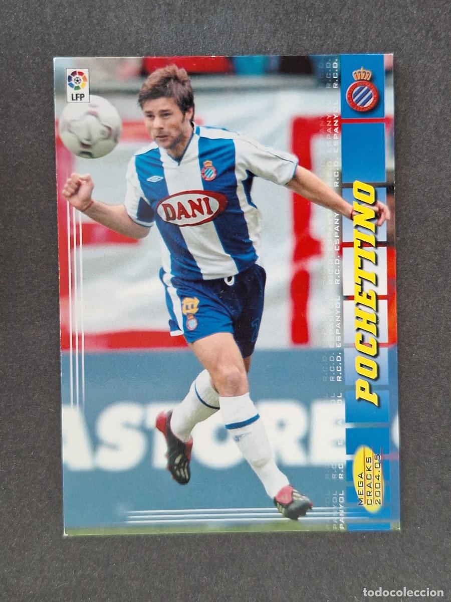 Cromos de f&uacute;tbol: L3 POCHETTINO R. C. D. ESPA&Ntilde;OL 113 PANINI MEGACRACKS 2004 2005 04 05