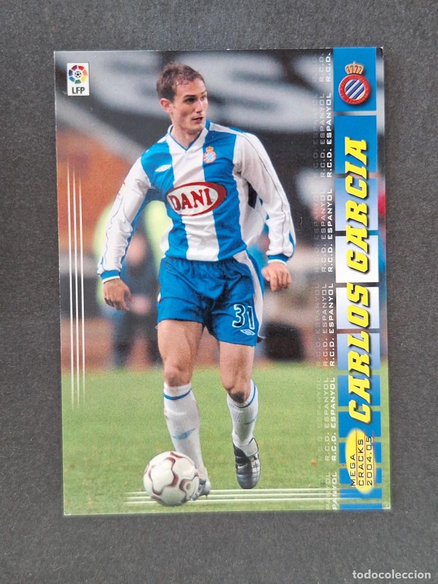 Cromos de f&uacute;tbol: L3 CARLOS GARCIA R. C. D. ESPA&Ntilde;OL 114 PANINI MEGACRACKS 2004 2005 04 05