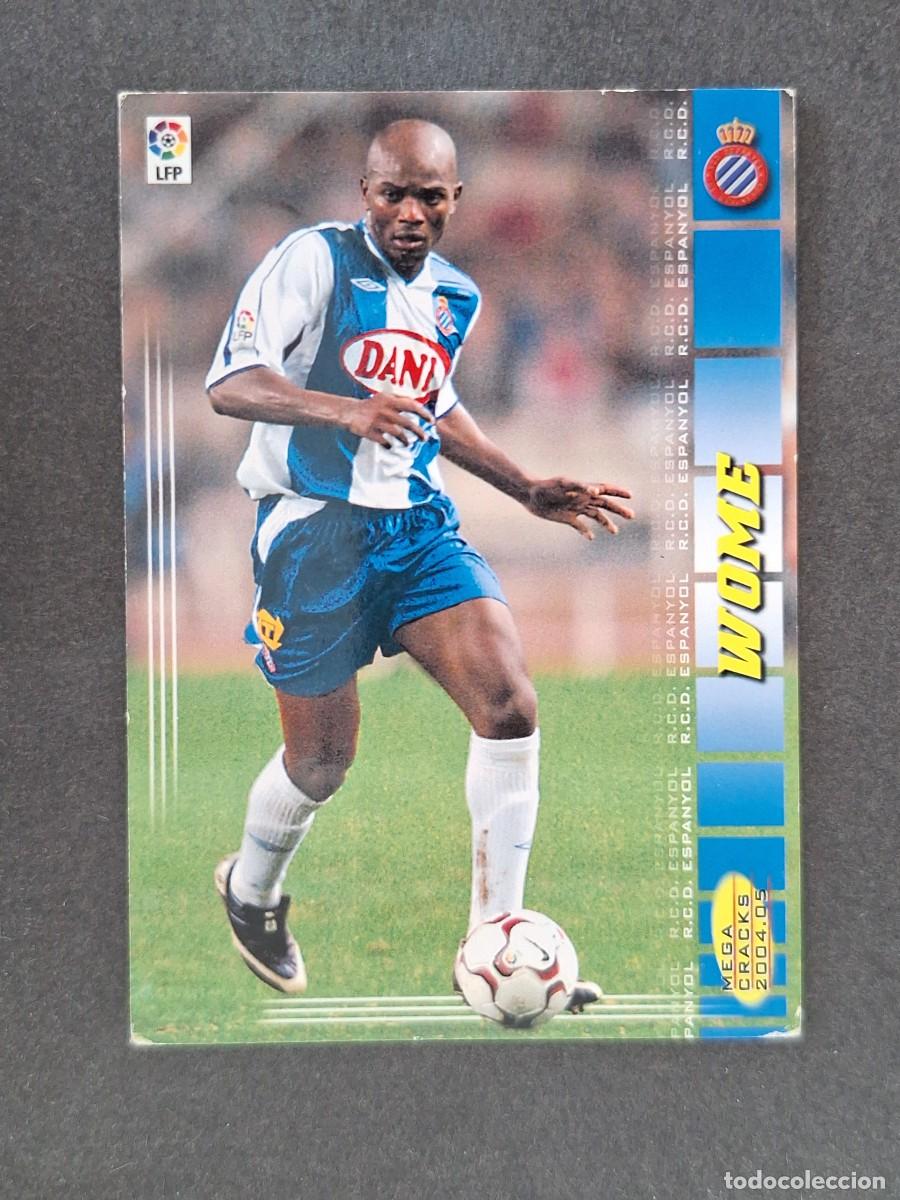 Cromos de f&uacute;tbol: L3 WOME R. C. D. ESPA&Ntilde;OL 115 PANINI MEGACRACKS 2004 2005 04 05