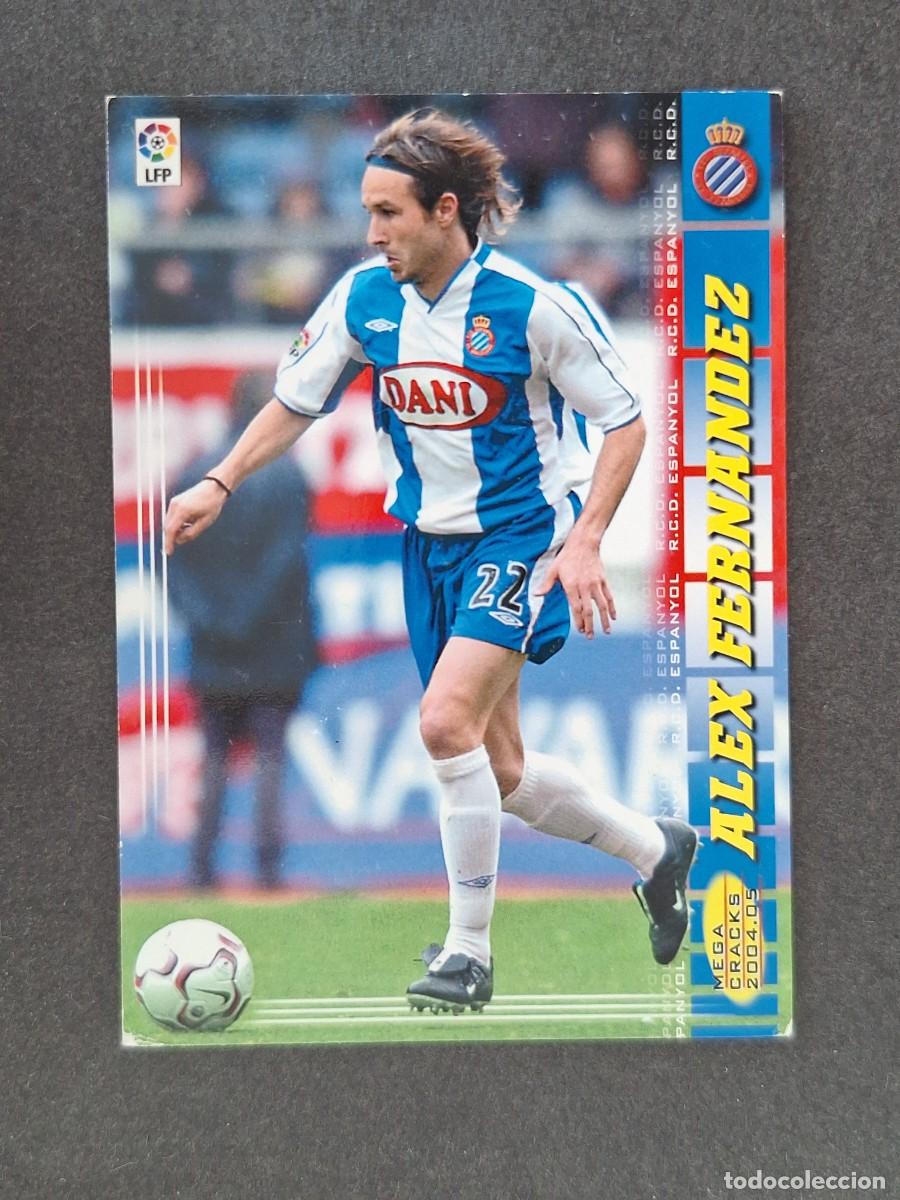 Cromos de f&uacute;tbol: L3 ALEX FERNANDEZ R. C. D. ESPA&Ntilde;OL 119 PANINI MEGACRACKS 2004 2005 04 05