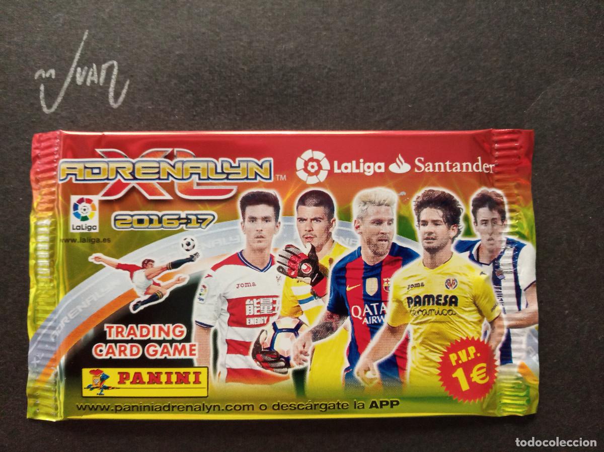 Cromos de f&uacute;tbol: SOBRE SIN ABRIR ADRENALYN VERSION 1 ⚽ PANINI &reg; 2016 2017 LIGA 16 17 CRISTIANO RONALDO MADRID MESSI ?