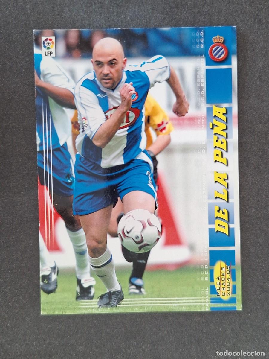 Cromos de f&uacute;tbol: L3 DE LA PE&Ntilde;A R. C. D. ESPA&Ntilde;OL 123 PANINI MEGACRACKS 2004 2005 04 05