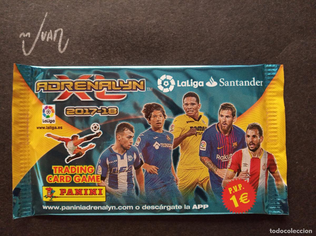 Cromos de f&uacute;tbol: SOBRE SIN ABRIR ADRENALYN VERSION 1 ⚽ PANINI &reg; 2017 2018 LIGA 17 18 CRISTIANO RONALDO MADRID MESSI ?