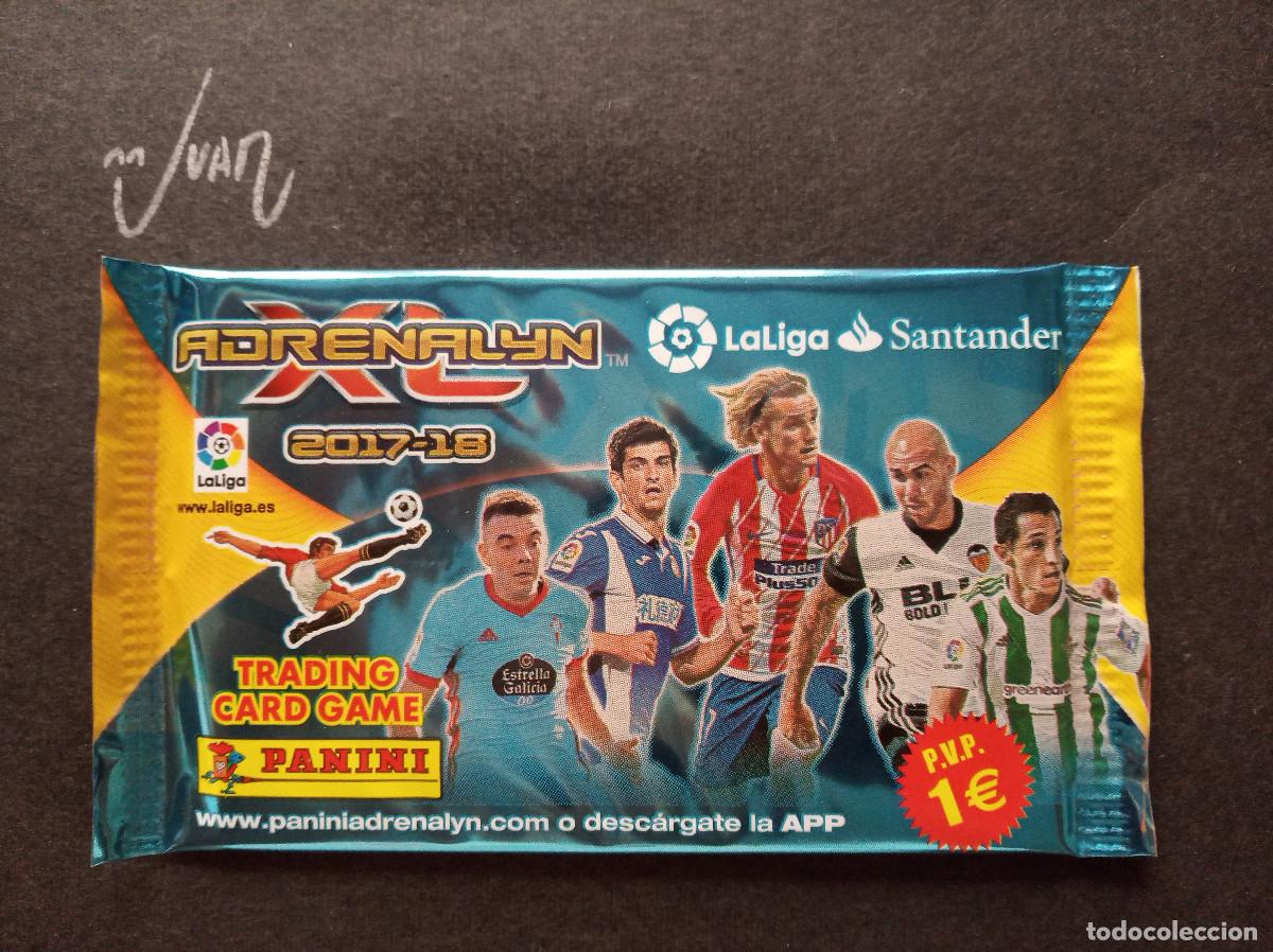 Cromos de f&uacute;tbol: SOBRE SIN ABRIR ADRENALYN VERSION 3 ⚽ PANINI &reg; 2017 2018 LIGA 17 18 CRISTIANO RONALDO MADRID MESSI ?