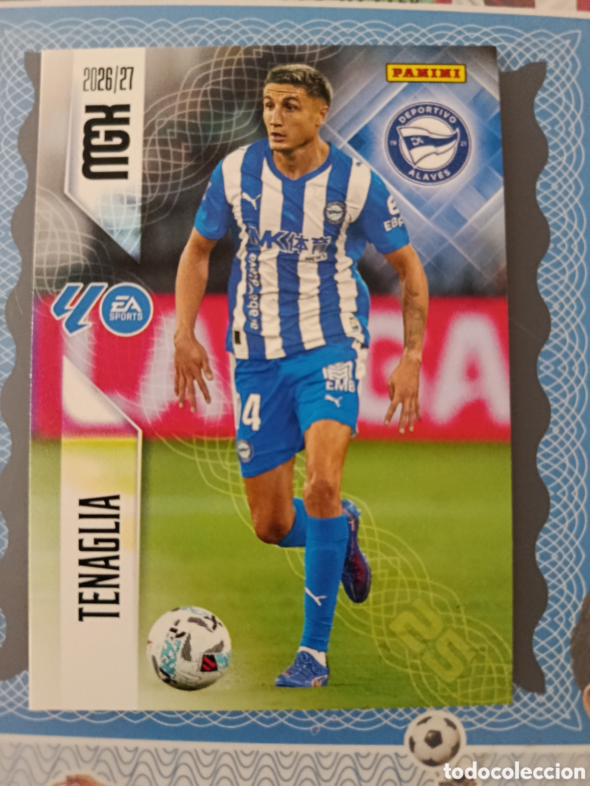 Cromos de f&uacute;tbol: MEGACRACKS 2026 2027 - PANINI - N⁰ 23 TENAGLIA DEPORTIVO ALAVES
