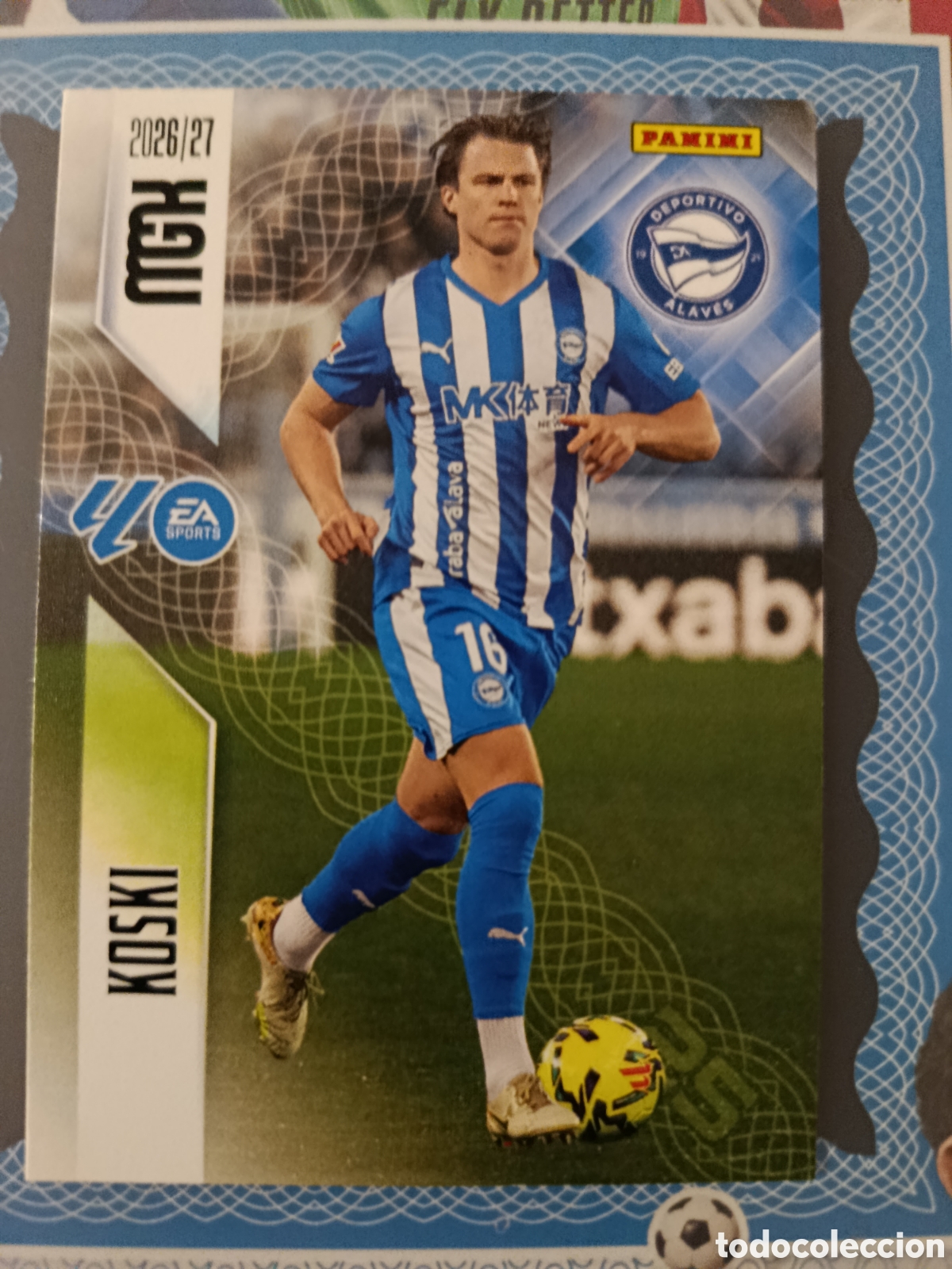 Cromos de f&uacute;tbol: MEGACRACKS 2026 2027 - PANINI - N⁰ 24 KOSKI DEPORTIVO ALAVES