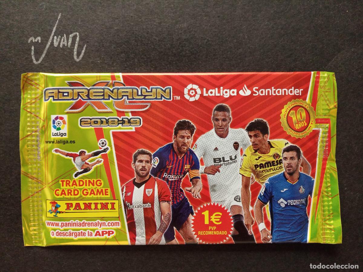 Cromos de f&uacute;tbol: SOBRE SIN ABRIR ADRENALYN VERSION 1 ⚽ PANINI &reg; 2018 2019 LIGA 18 19 MODRIC MADRID BARCELONA MESSI ?