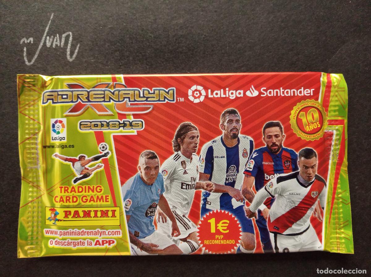 Cromos de f&uacute;tbol: SOBRE SIN ABRIR ADRENALYN VERSION 2 ⚽ PANINI &reg; 2018 2019 LIGA 18 19 MODRIC MADRID BARCELONA MESSI ?