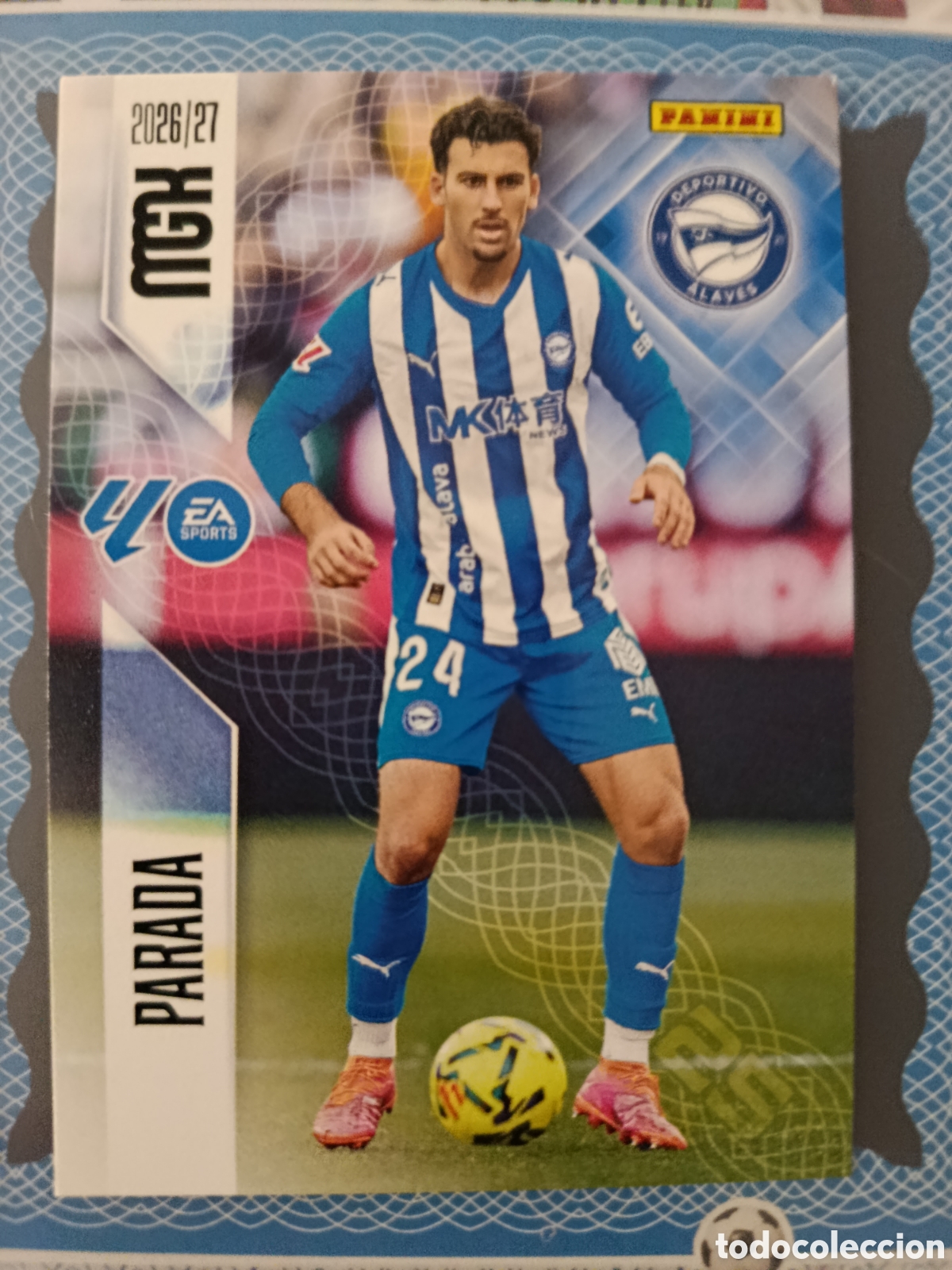 Cromos de f&uacute;tbol: MEGACRACKS 2026 2027 - PANINI - N⁰ 25 PARADA DEPORTIVO ALAVES
