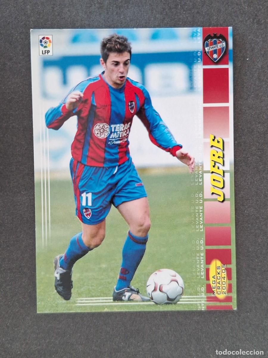 Cromos de f&uacute;tbol: L3 JOFRE LEVANTE U. D. 158 PANINI MEGACRACKS 2004 2005 04 05