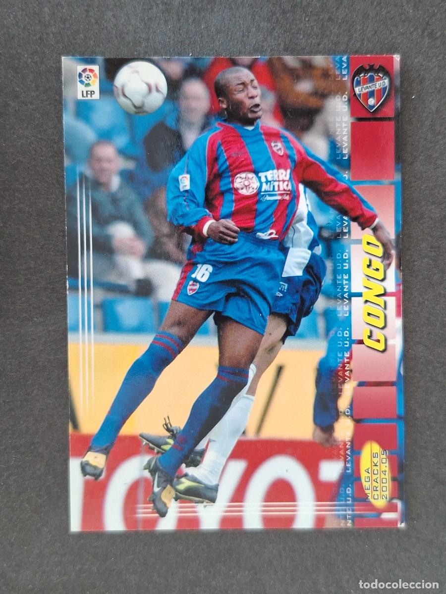 Cromos de f&uacute;tbol: L3 CONGO LEVANTE U. D. 161 PANINI MEGACRACKS 2004 2005 04 05
