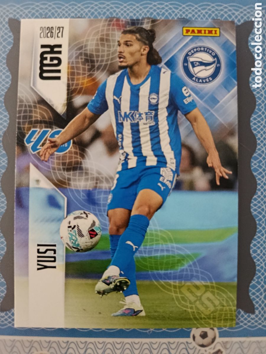Cromos de f&uacute;tbol: MEGACRACKS 2026 2027 - PANINI - N⁰ 26 YUSI DEPORTIVO ALAVES