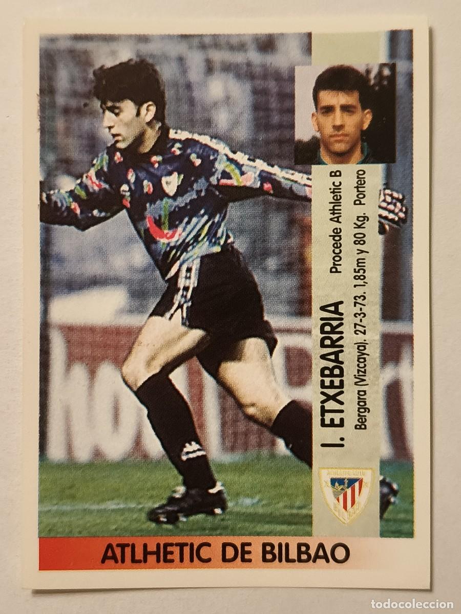 Cromos de f&uacute;tbol: #208-A ETXEBARRIA COLOCA (ATHLETIC BILBAO) LIGA 96/97 PANINI