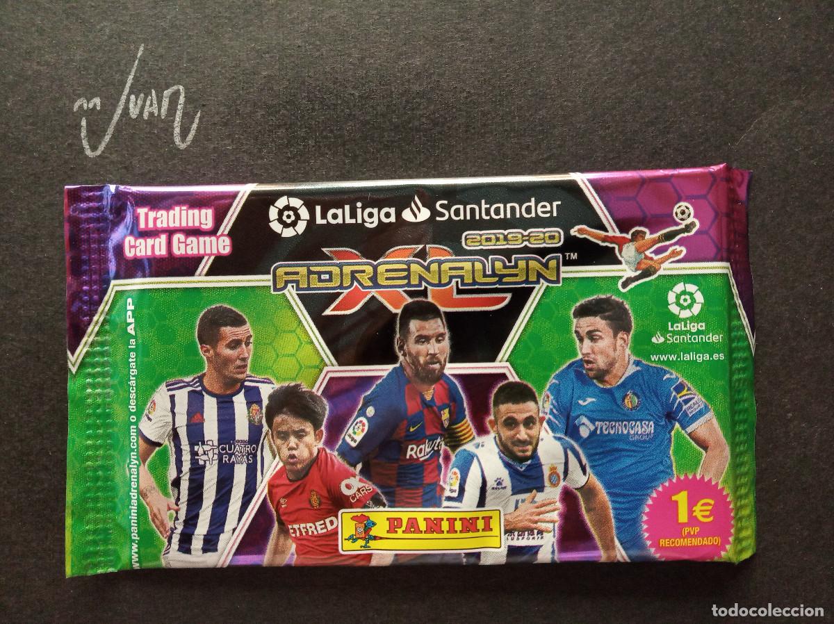 Cromos de f&uacute;tbol: SOBRE SIN ABRIR ADRENALYN VERSION 1 ⚽ PANINI &reg; 2019 2020 LIGA 19 20 KUBO MALLORCA BARCELONA MESSI ?