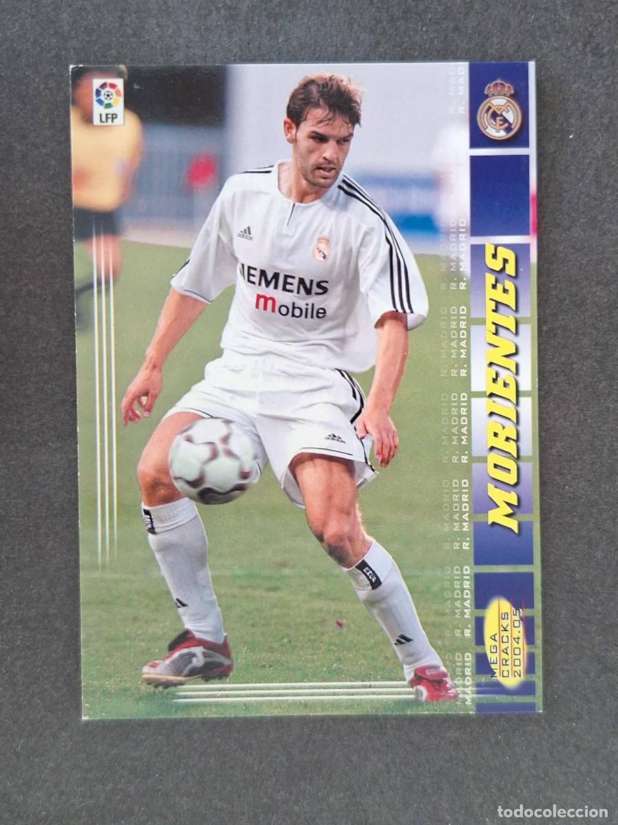Cromos de f&uacute;tbol: L3 MORIENTES REAL MADRID 180 PANINI MEGACRACKS 2004 2005 04 05