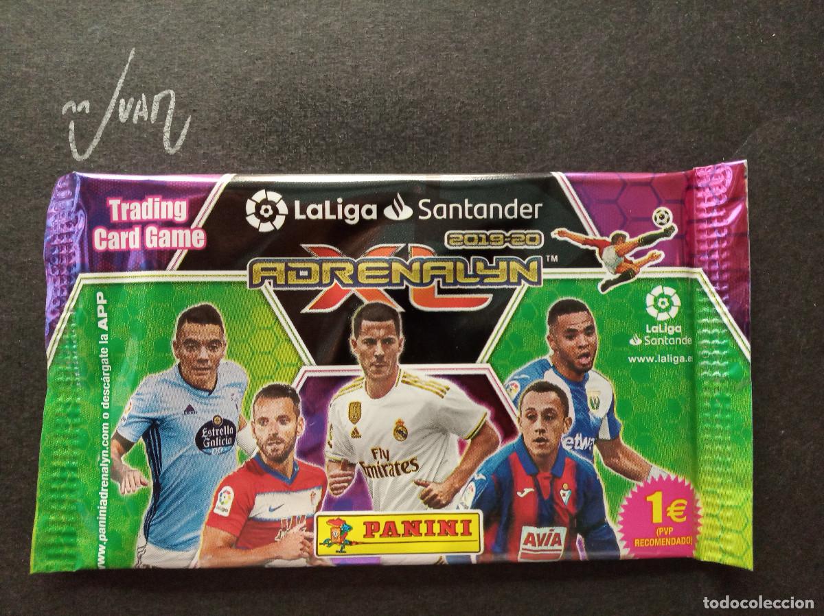 Cromos de f&uacute;tbol: SOBRE SIN ABRIR ADRENALYN VERSION 2 ⚽ PANINI &reg; 2019 2020 LIGA 19 20 HAZARD MADRID BARCELONA MESSI ?