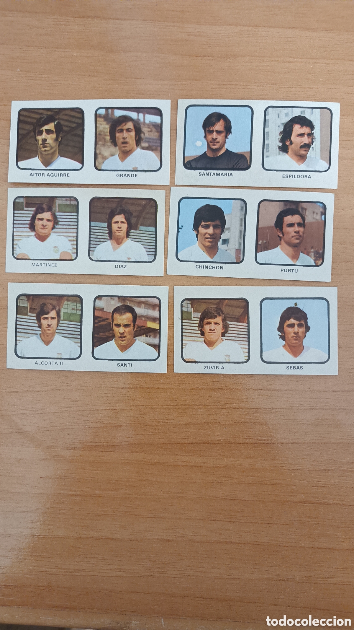 Cromos de f&uacute;tbol: SANTANDER R.Romero 74.75 completo NUEVO