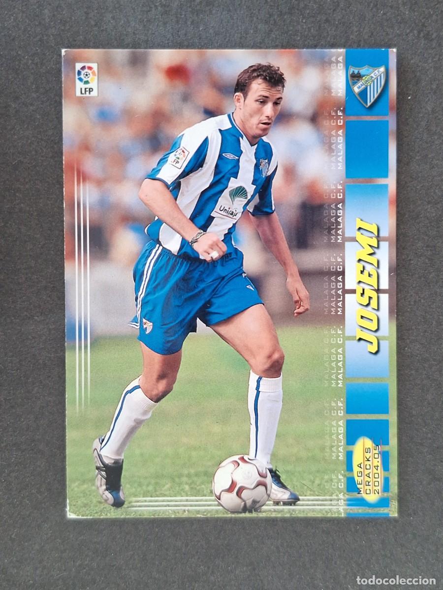 Cromos de f&uacute;tbol: L3 JOSEMI MALAGA C. F. 184 PANINI MEGACRACKS 2004 2005 04 05