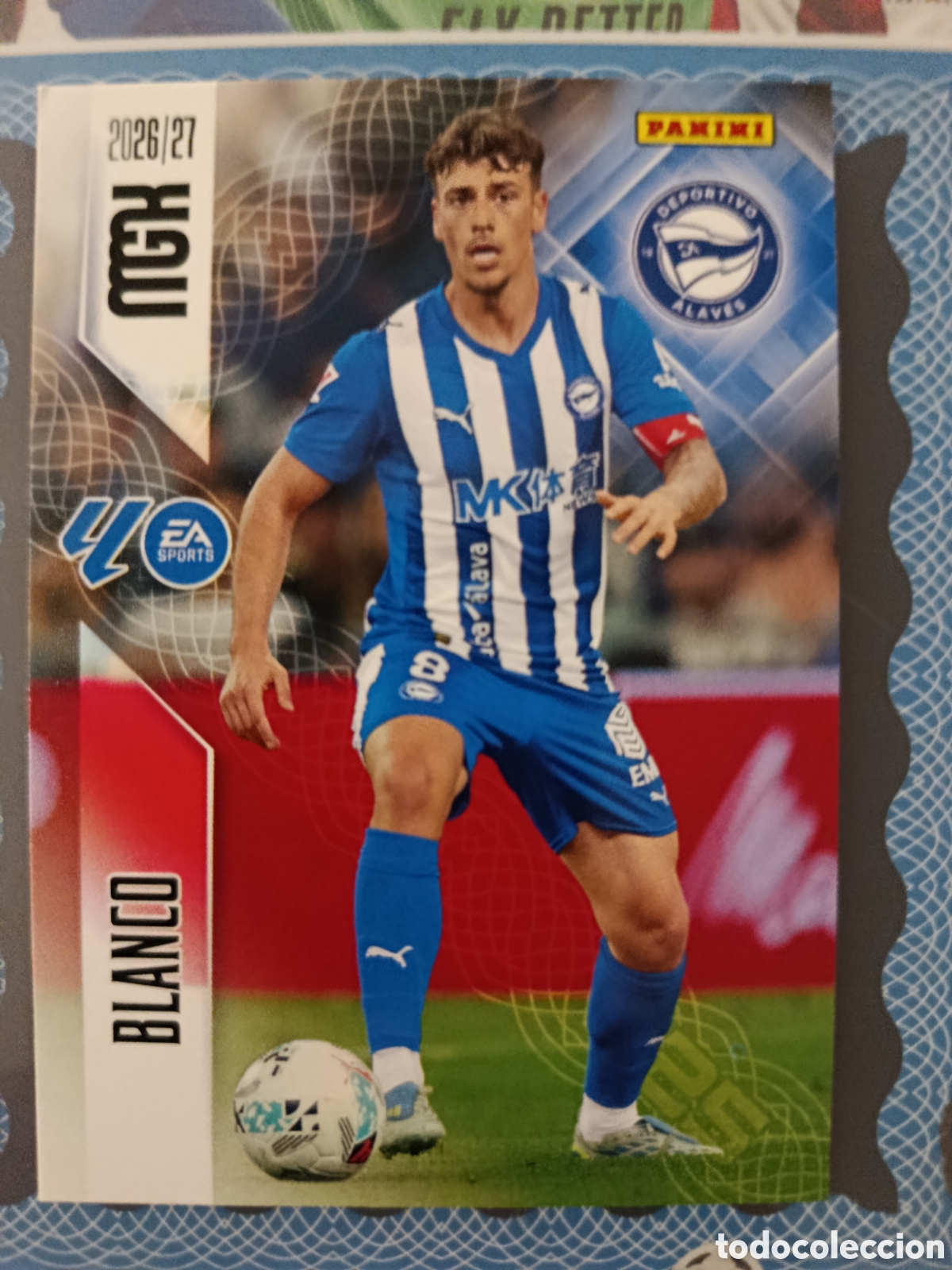Cromos de f&uacute;tbol: MEGACRACKS 2026 2027 - PANINI - N⁰ 28 BLANCO DEPORTIVO ALAVES