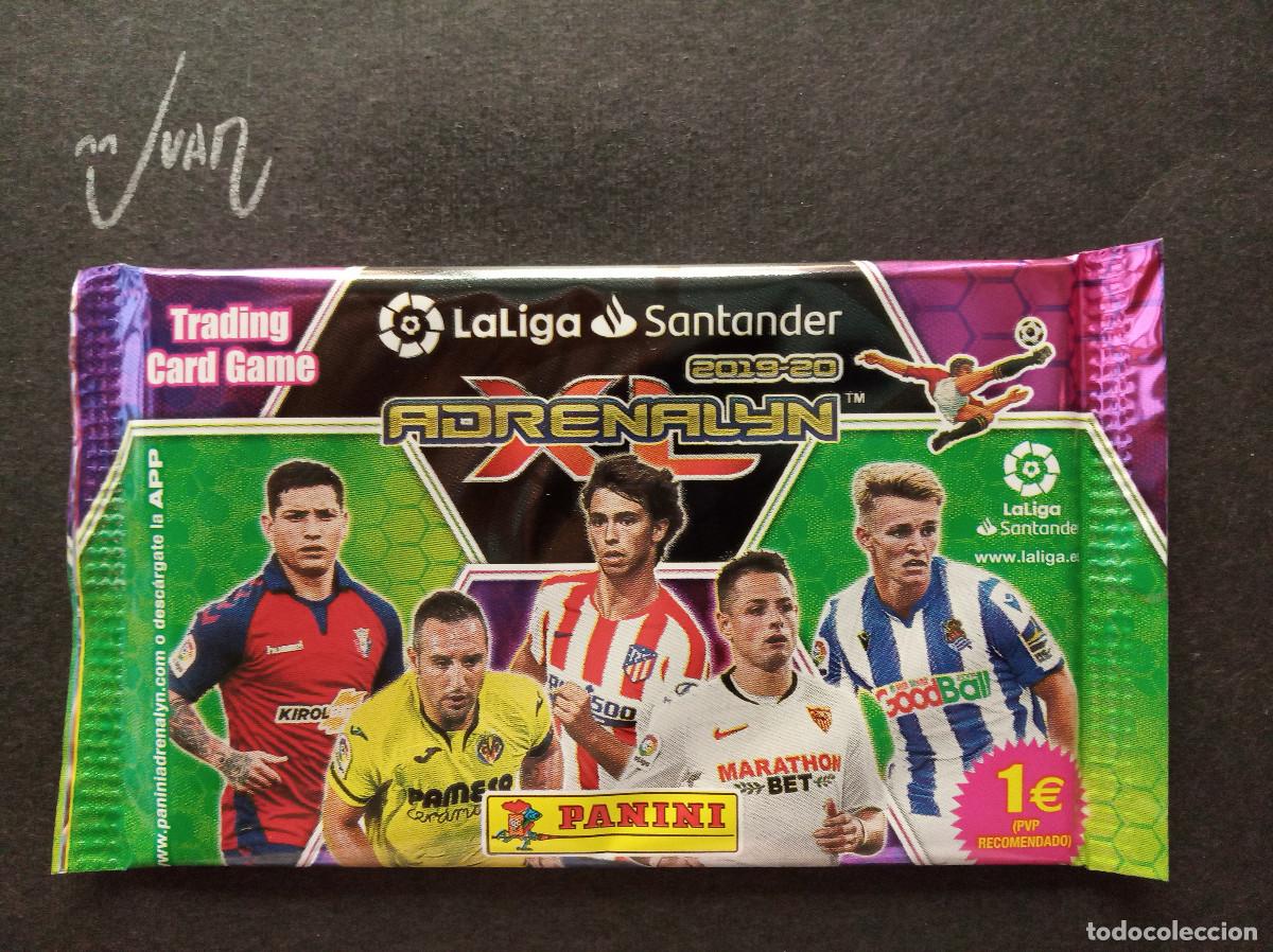Cromos de f&uacute;tbol: SOBRE SIN ABRIR ADRENALYN VERSION 3 ⚽ PANINI &reg; 2019 2020 LIGA 19 20 JOAO FELIX ATL. MADRID MESSI ?