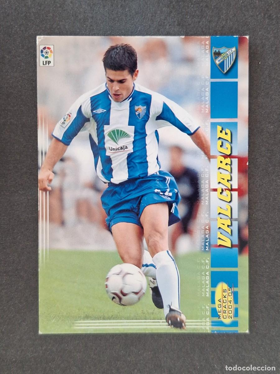 Cromos de f&uacute;tbol: L3 VALCARCE MALAGA C. F. 188 PANINI MEGACRACKS 2004 2005 04 05