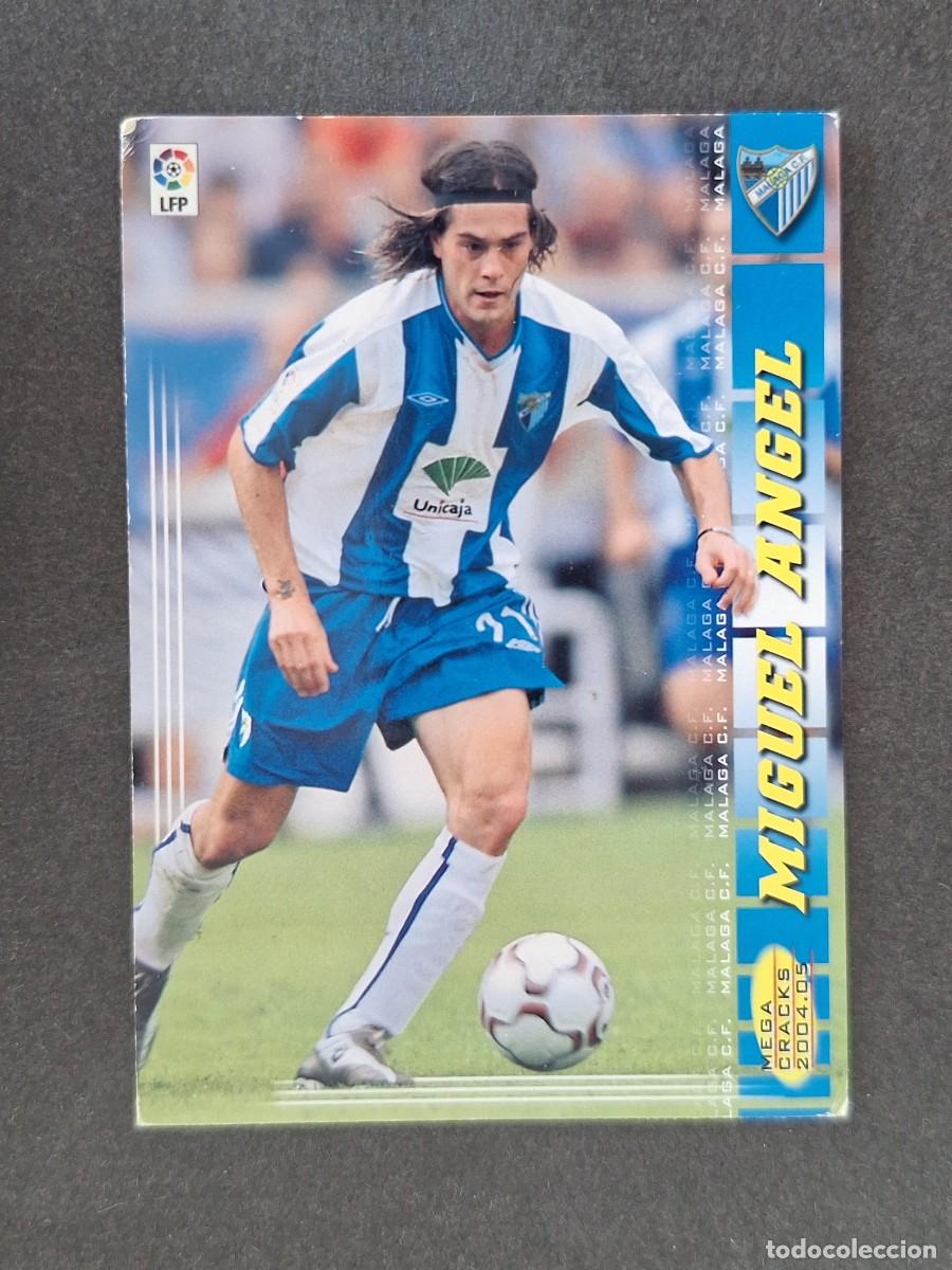 Cromos de f&uacute;tbol: L3 MIGUEL ANGEL MALAGA C. F. 190 PANINI MEGACRACKS 2004 2005 04 05