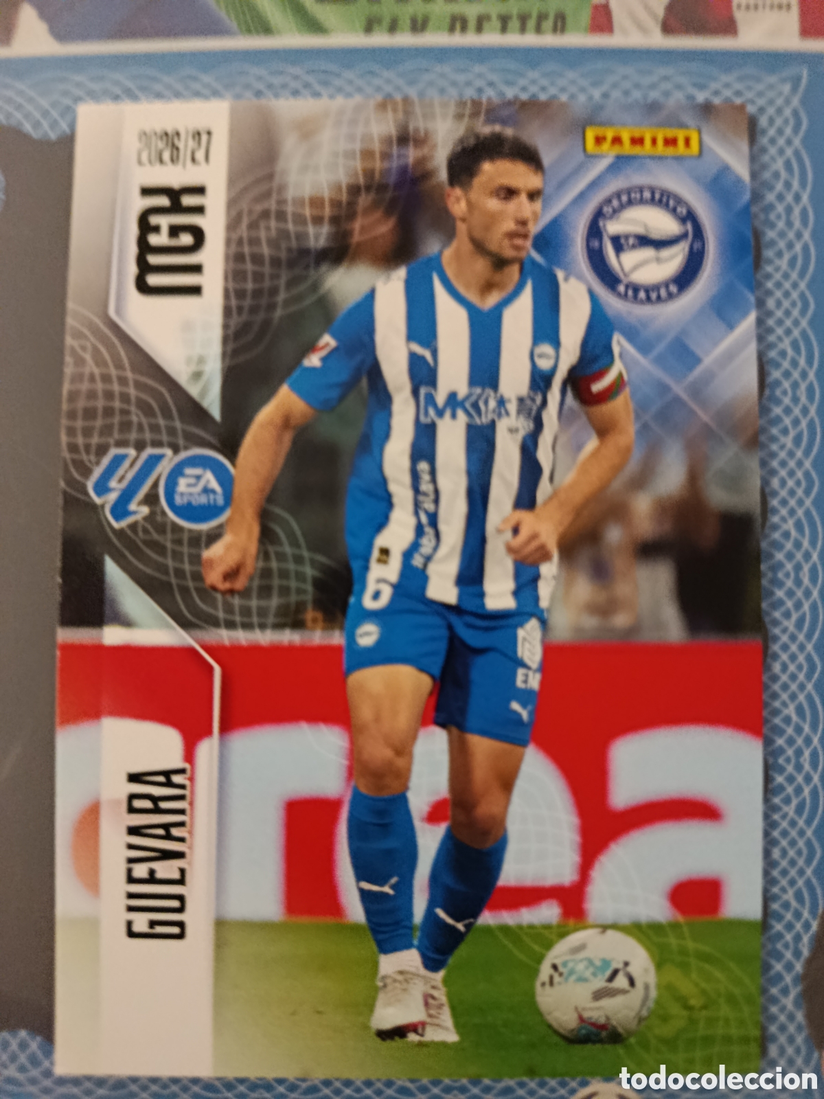 Cromos de f&uacute;tbol: MEGACRACKS 2026 2027 - PANINI - N⁰ 29 GUEVARA DEPORTIVO ALAVES