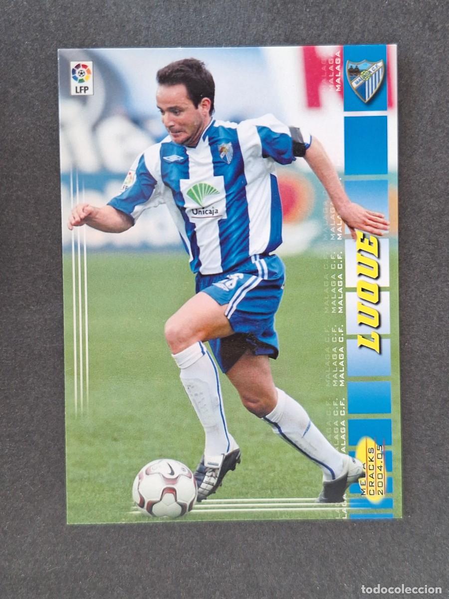 Fu&szlig;ball-Sticker: L3 LUQUE MALAGA C. F. 195 PANINI MEGACRACKS 2004 2005 04 05