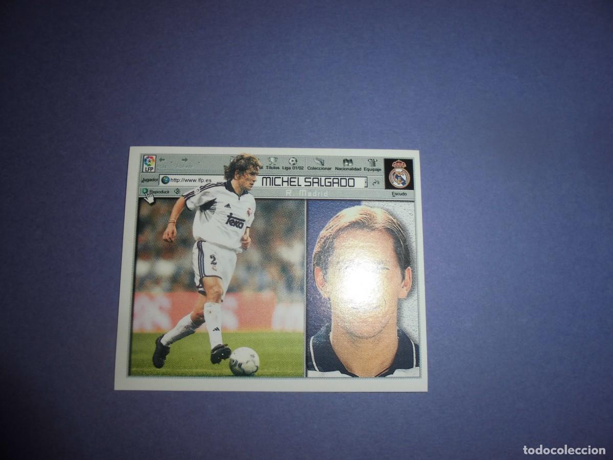 Cromos de Futebol: CROMO DE FUTBOL: MICHEL SALGADO - REAL MADRID - EDICIONES ESTE. LIGA 2001 - 2002. 01/02.