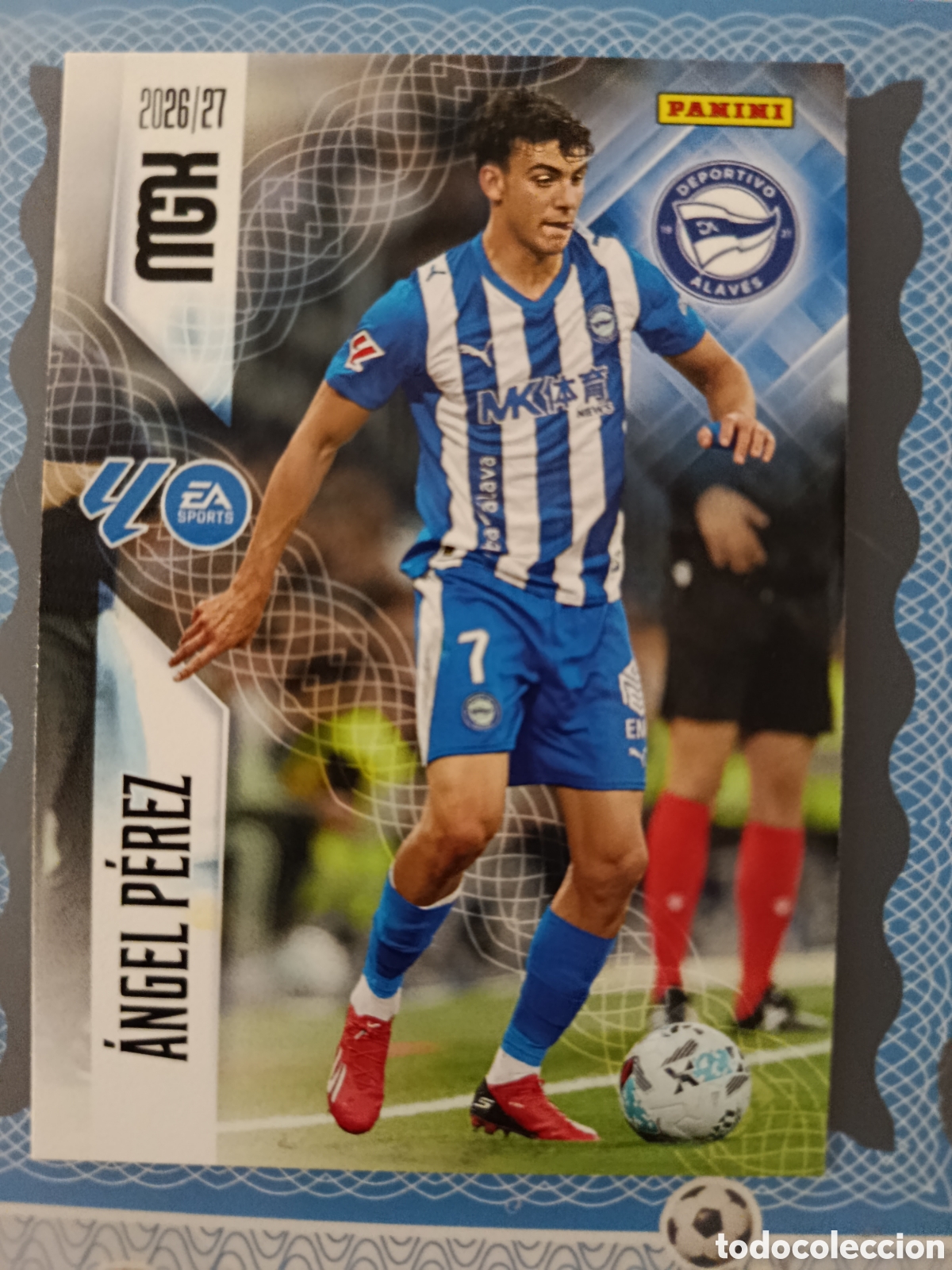 Cromos de f&uacute;tbol: MEGACRACKS 2026 2027 - PANINI - N⁰ 33 &Aacute;NGEL P&Eacute;REZ DEPORTIVO ALAVES