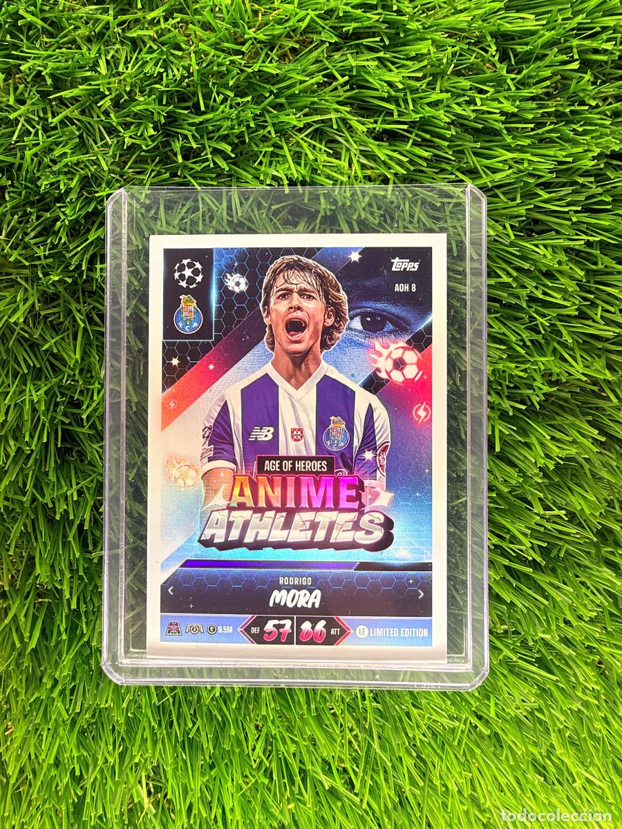 Cromos de f&uacute;tbol: N&ordm; AOH8 Rodrigo Mora Limited Edition Anime Athletes Oporto Match Attax 26 27