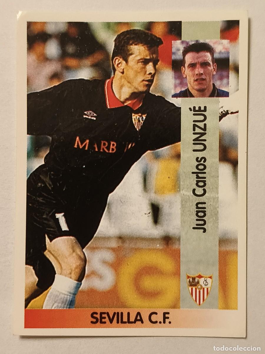 Football Stickers: #224 UNZUE (SEVILLA C.F.) LIGA 96/97 PANINI