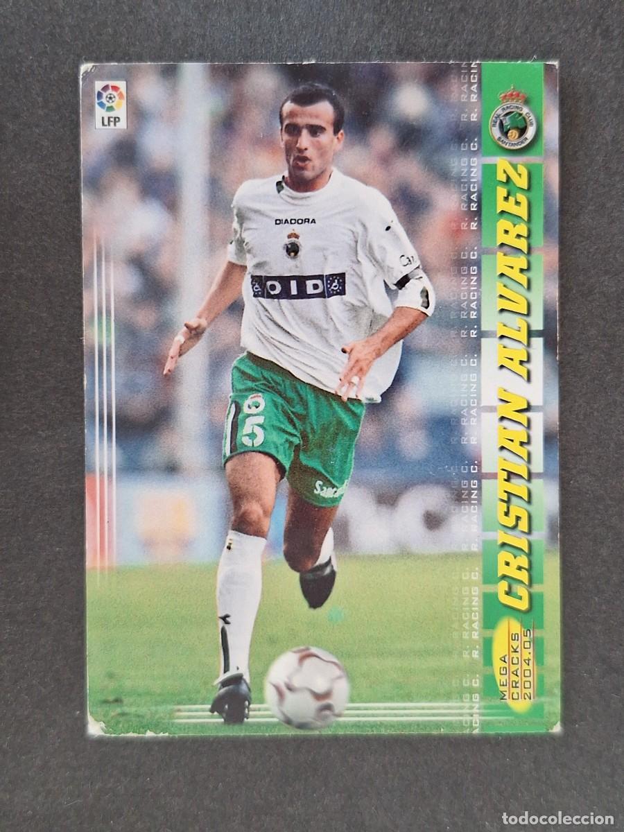 Fu&szlig;ball-Sticker: L3 CRISTIAN ALVAREZ RACING DE SANTANDER 255 PANINI MEGACRACKS 2004 2005 04 05