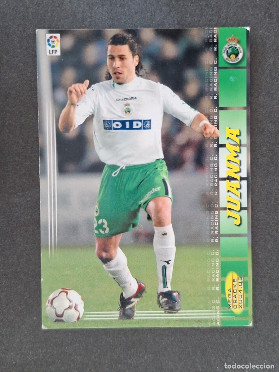 Cromos de f&uacute;tbol: L3 JUANMA RACING DE SANTANDER 258 PANINI MEGACRACKS 2004 2005 04 05