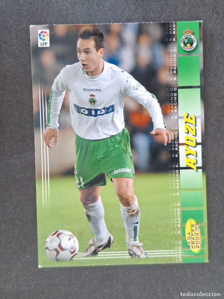 Cromos de f&uacute;tbol: L3 AYOZE RACING DE SANTANDER 260 PANINI MEGACRACKS 2004 2005 04 05