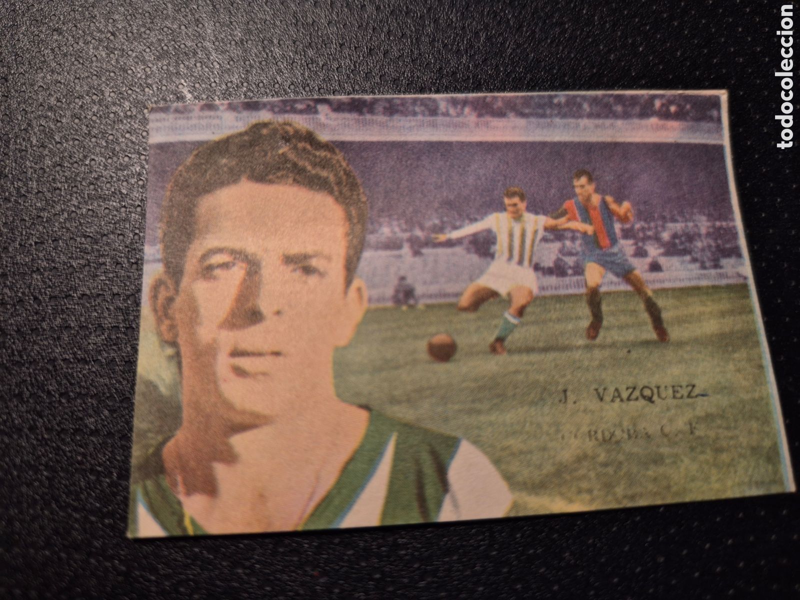Fu&szlig;ball-Sticker: J VAZQUEZ CORDOBA LIGA 1962 1963 62 63 DISGRA FHER