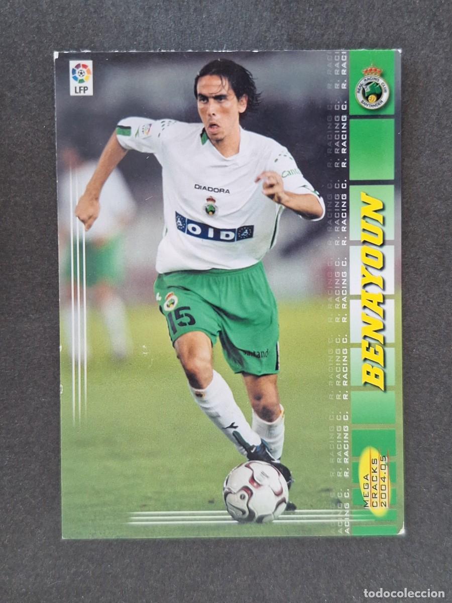 Cromos de f&uacute;tbol: L3 BENAYOUN RACING DE SANTANDER 266 PANINI MEGACRACKS 2004 2005 04 05