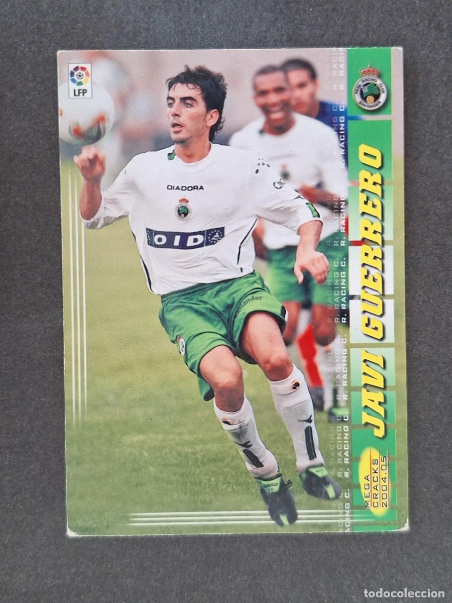 Cromos de f&uacute;tbol: L3 JAVI GUERRERO RACING DE SANTANDER 269 PANINI MEGACRACKS 2004 2005 04 05