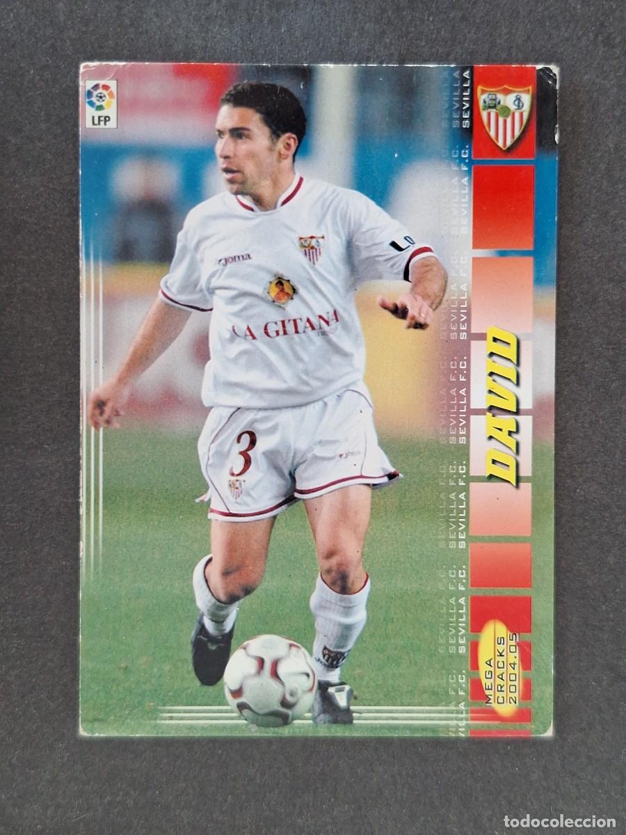 Cromos de f&uacute;tbol: L3 DAVID SEVILLA F. C. 278 PANINI MEGACRACKS 2004 2005 04 05