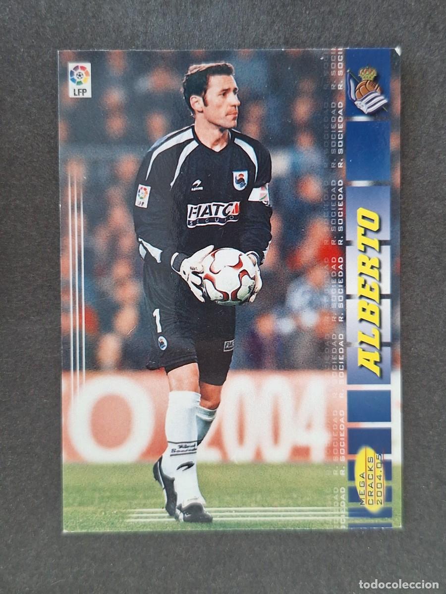 Cromos de f&uacute;tbol: L3 ALBERTO REAL SOCIEDAD 291 PANINI MEGACRACKS 2004 2005 04 05
