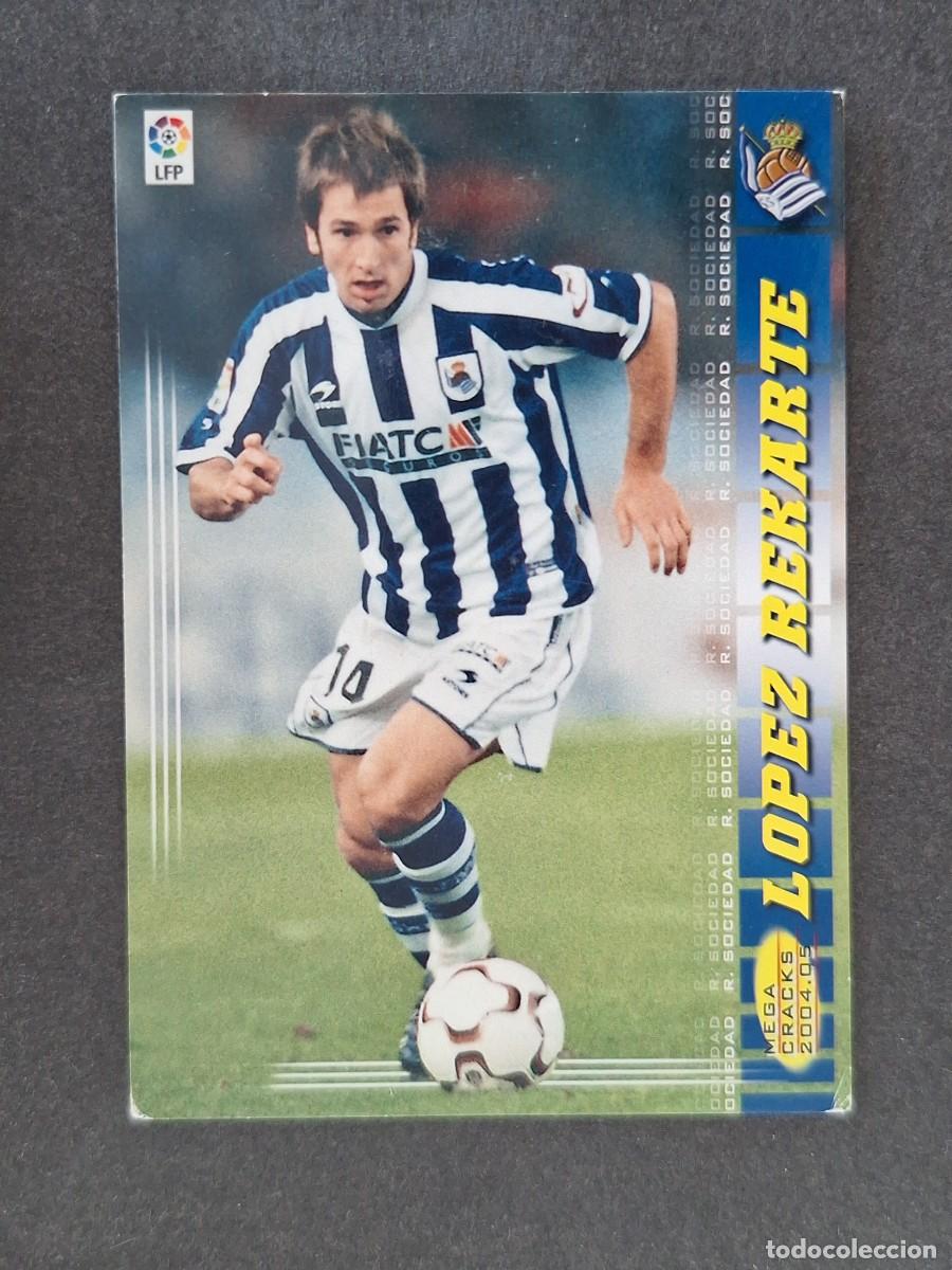 Cromos de f&uacute;tbol: L3 LOPEZ REKARTE REAL SOCIEDAD 292 PANINI MEGACRACKS 2004 2005 04 05