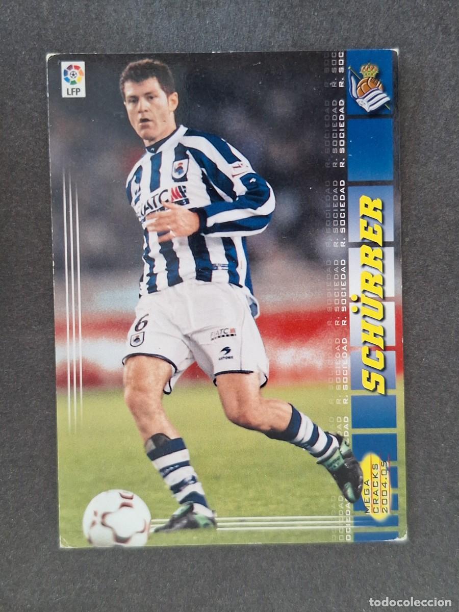 Cromos de f&uacute;tbol: L3 SCH&Uuml;RRER REAL SOCIEDAD 294 PANINI MEGACRACKS 2004 2005 04 05