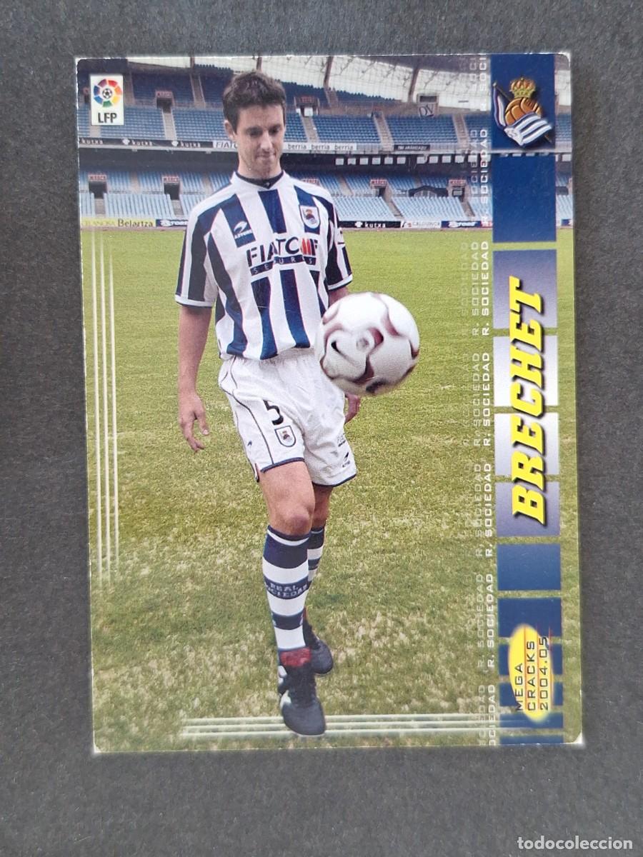 Cromos de f&uacute;tbol: L3 BRECHET REAL SOCIEDAD 295 PANINI MEGACRACKS 2004 2005 04 05