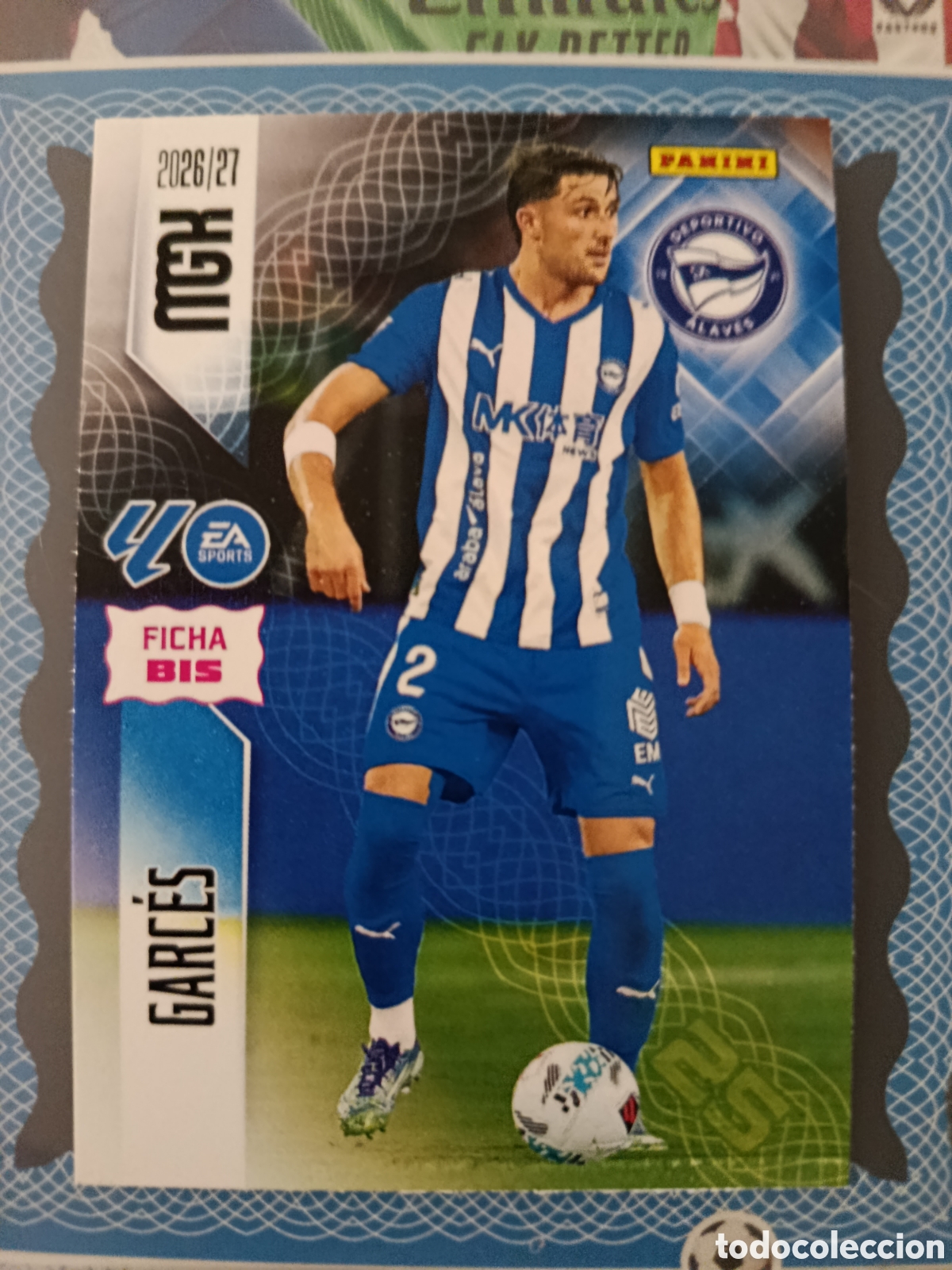 Cromos de f&uacute;tbol: MEGACRACKS 2026 2027 - PANINI - N⁰ 25 BIS GARC&Eacute;S DEPORTIVO ALAVES