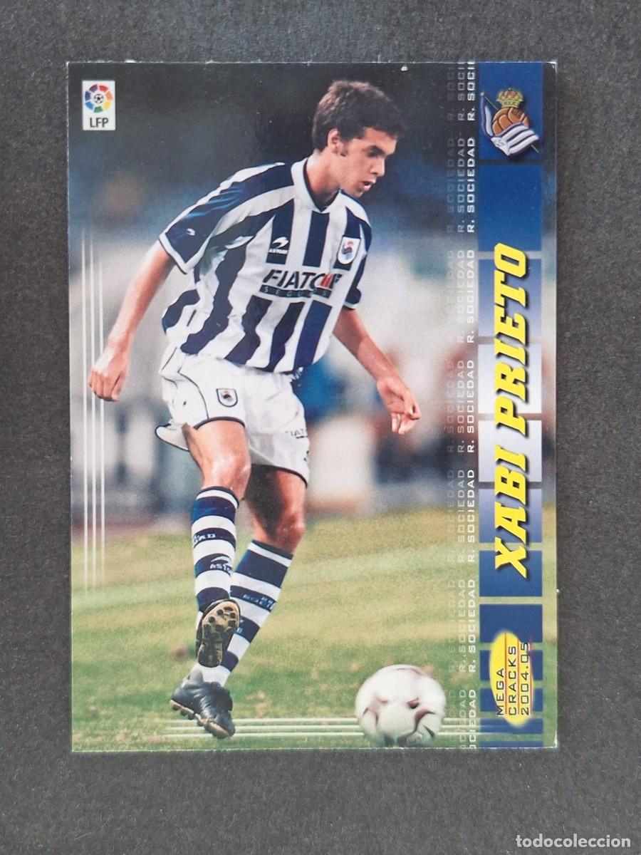 Cromos de f&uacute;tbol: L3 XABI PRIETO REAL SOCIEDAD 301 PANINI MEGACRACKS 2004 2005 04 05