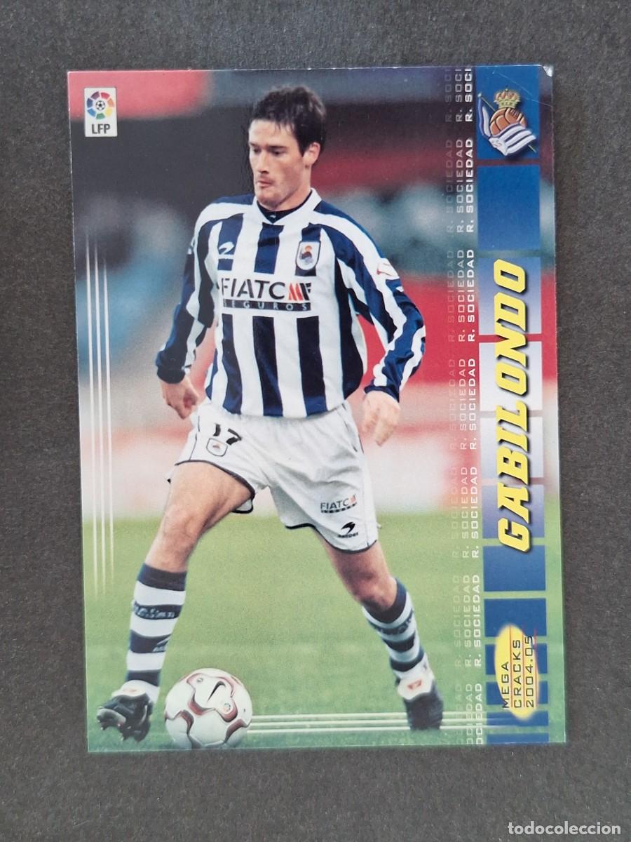 Cromos de f&uacute;tbol: L3 GABILONDO REAL SOCIEDAD 302 PANINI MEGACRACKS 2004 2005 04 05
