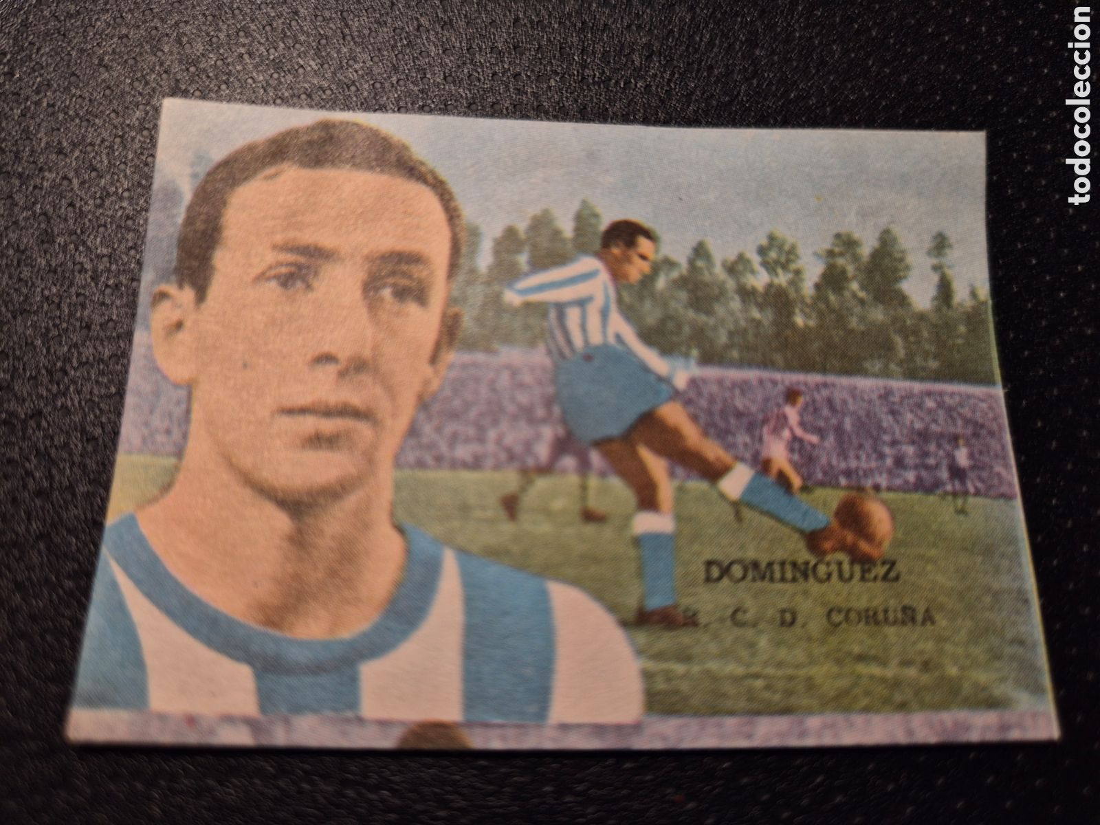 Cromos de f&uacute;tbol: DOMINGUEZ CORU&Ntilde;A LIGA 1962 1963 62 63 DISGRA FHER