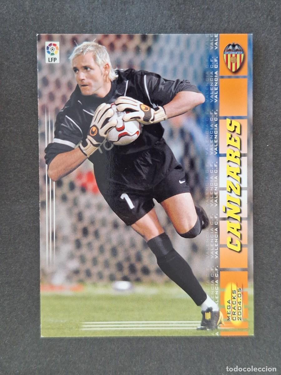Cromos de f&uacute;tbol: L3 CA&Ntilde;IZARES VALENCIA C. F. 308 PANINI MEGACRACKS 2004 2005 04 05